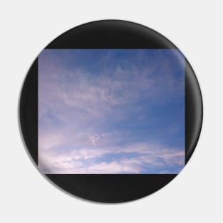 Blue sky, wispy clouds Pin