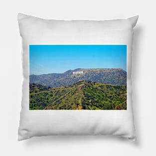 Hollywood Sign from Griffith Pillow