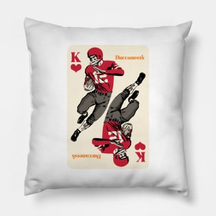 Tampa Bay Buccaneers King of Hearts Pillow