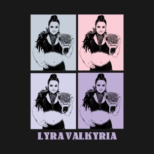 Lyra Valkyria Wrestling Pop Art T-Shirt