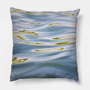 Moment - lake water painting Pillow