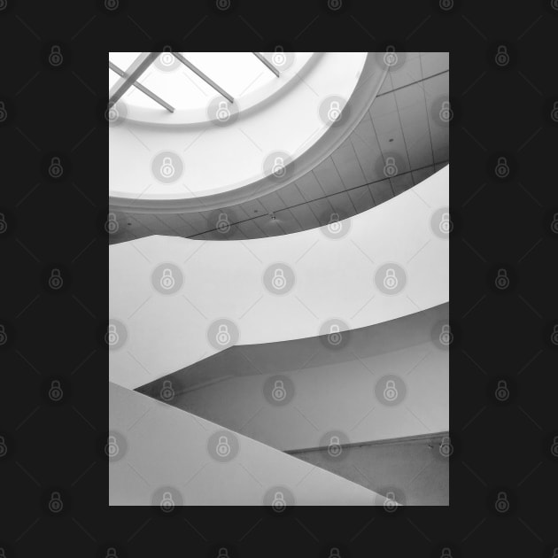 Abstract Geometric Architecture Monochrome Photography by F-for-Fab