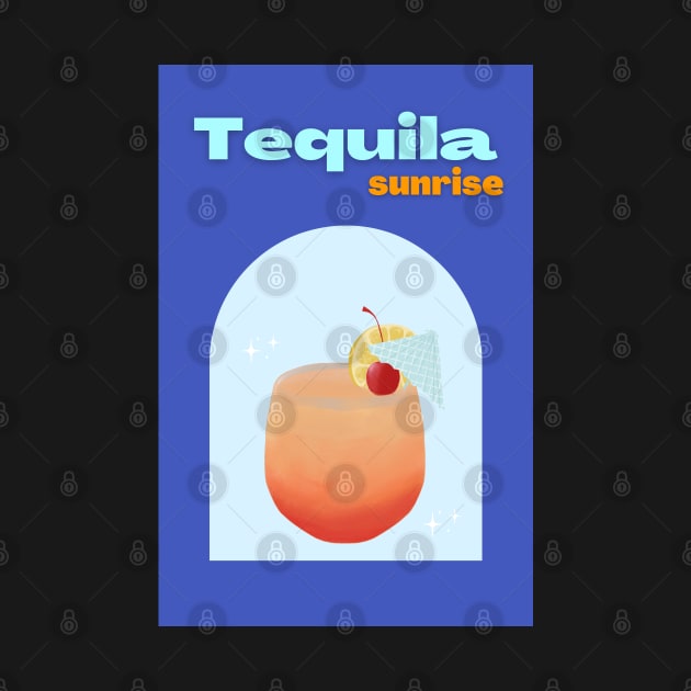 Tequila Sunrise by stickersbyjori