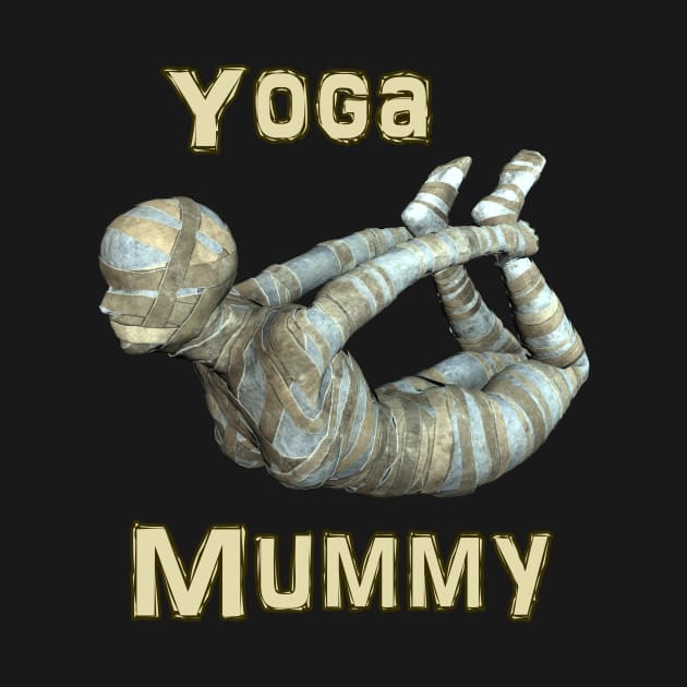 Yoga Mummy Bow Pose by Captain Peter Designs