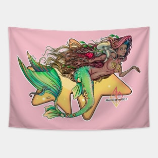 Mermaid Reva Prisma Tapestry