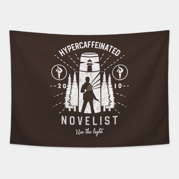 Hypercaffeinated Novelist Tapestry by logozaste