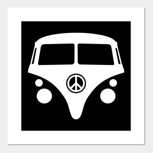 Hippie Van Posters And Art Prints Teepublic