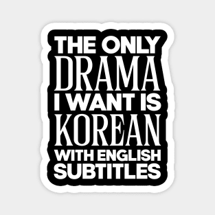 Korean Dramas With Subtitles Magnet