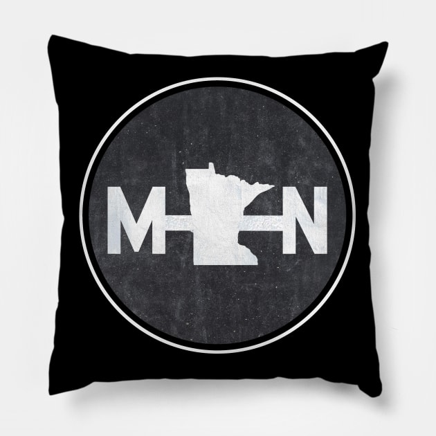 Minnesota Logo Design Pillow by tonylonder