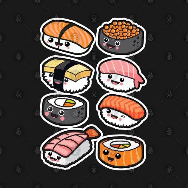 Sushi family by Plushism