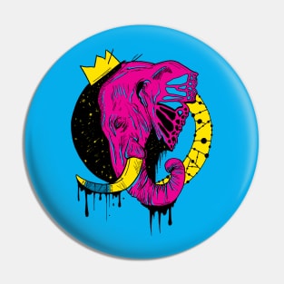 CMYK Royal Elephant Pin