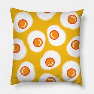 Eggs | Cute | Orange Pillow