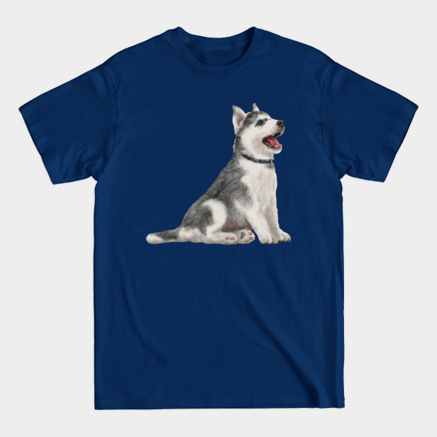 Discover Cute Dog Puppy Watercolor 10 - Puppy - T-Shirt