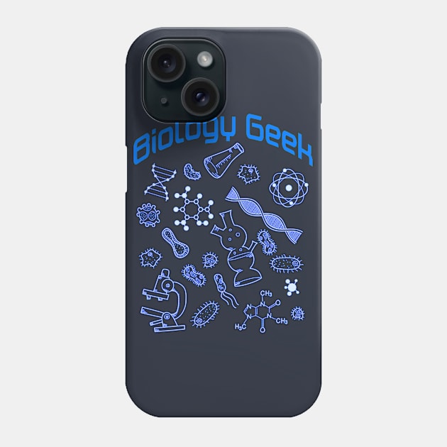 Biology Geek Phone Case by letnothingstopyou