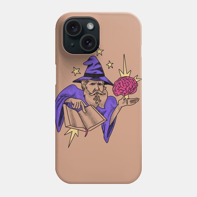 wizard Dom Pedro II Phone Case by tintacarmesim