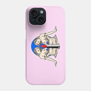 Seductive Girl's Red Lipstick Phone Case