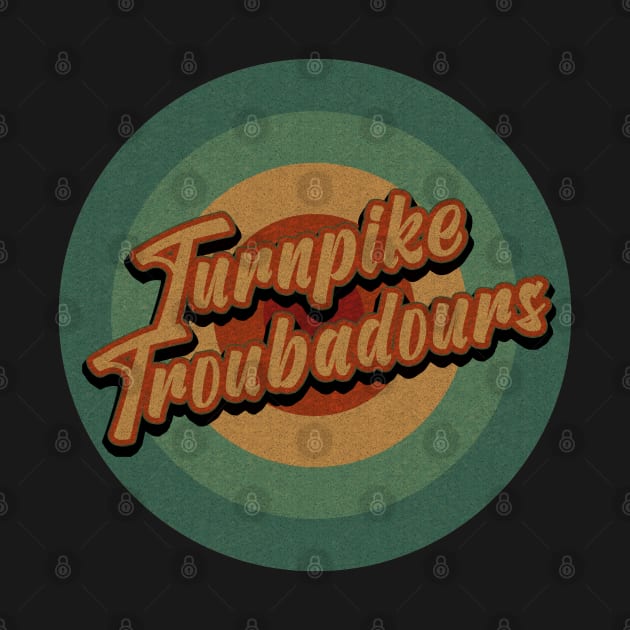 Circle Retro Vintage Turnpike Troubadours by Jokowow