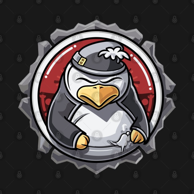 Chinese art - Cute penguin by DesginsDone