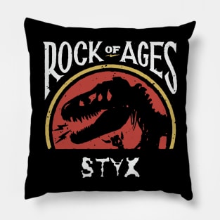 styx rock of ages Pillow