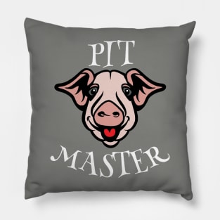 Bbq Pit Boys Pitmasters Pig White Pillow