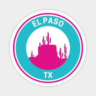 Vintage El Paso Texas Magnet