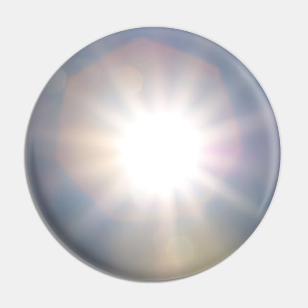 Lumina Solar Eclipse · white star like sun glare on clear blue sky with pink and yellow lens flares photograph Pin by natashakolton