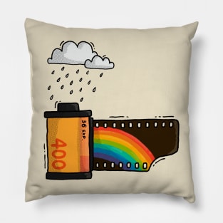 Rainbow Film Roll Pillow