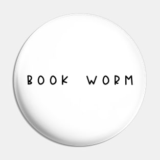 Bookworm Book Lover 2 Pin