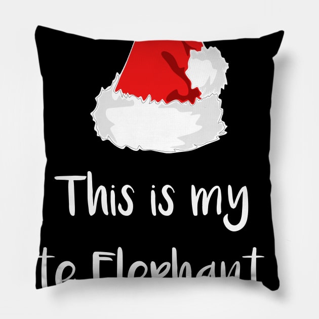 This is My White Elephant Gift Pillow by DANPUBLIC