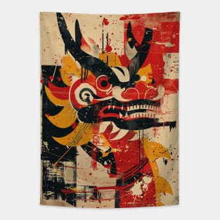 Dance of The Wooden Dragon Tapestry