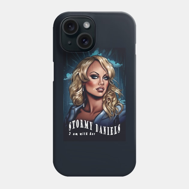 Stormy Daniels Phone Case by GreenMary Design