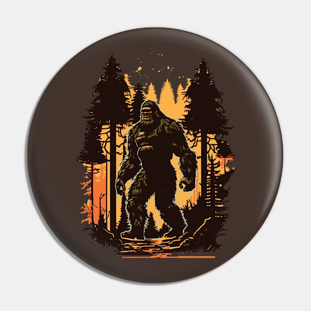 Bigfoot Pin by DragonDream