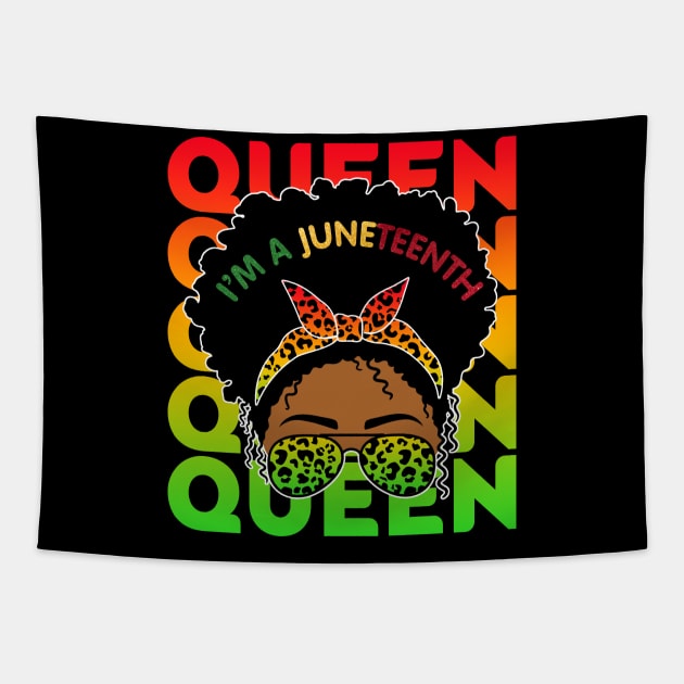 I'm a Juneteenth Queen, Black Girl Magic, Black Queen, Black women Tapestry by UrbanLifeApparel