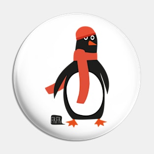 Winterpinguin Pin