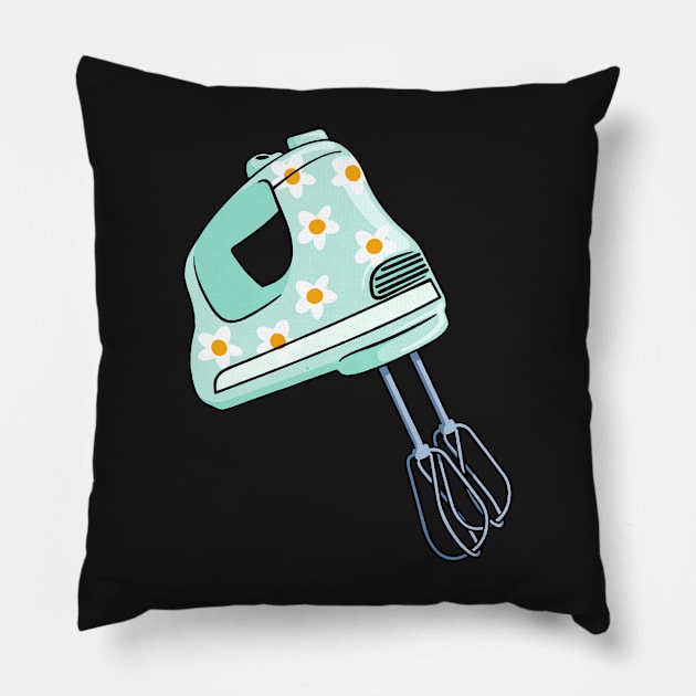 Mint Green Hand Mixer Pillow by DreamPassion