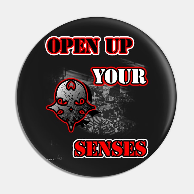 Open up your Senses Pin by MHeartz