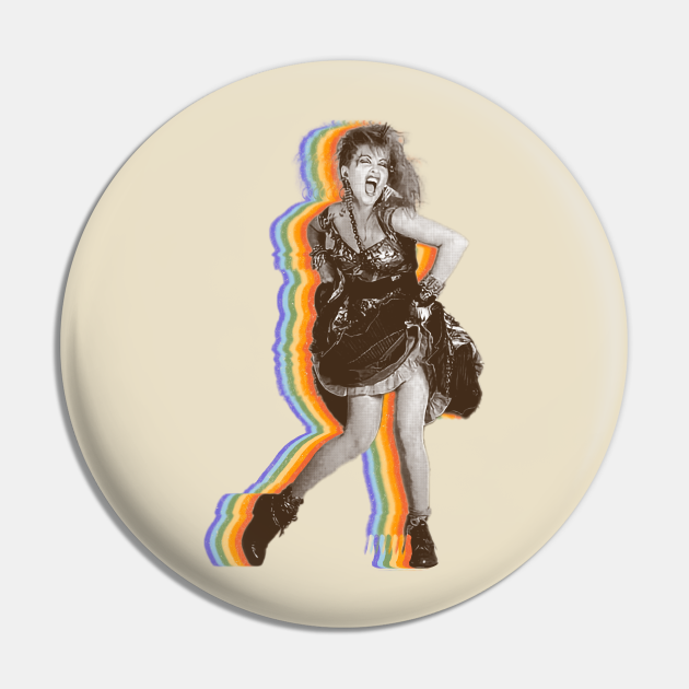 Cyndi Lauper \ Vintage Rainbow Style Design \\ Fan Art Design Cyndi