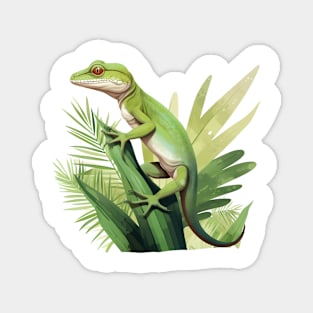 Green Anole Magnet