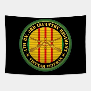 3rd Bn 3rd Infantry Regiment -  Vietnam Veteran w Inf Branch Tapestry