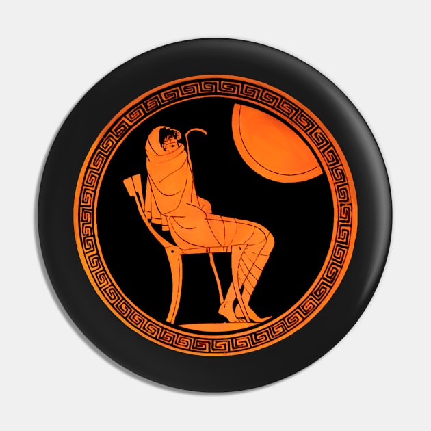 Achilles Mourning Attic kylix Pin by WillowNox7