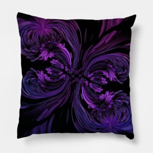 Black Goth Girly Punk Butterfly Pillow