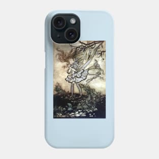 Mischievous Fairies - Peter Pan in Kensington Gardens - Arthur Rackham Phone Case