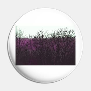 Purple Barren Branches Pin