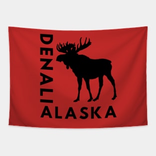 Denali Alaska Moose Tapestry