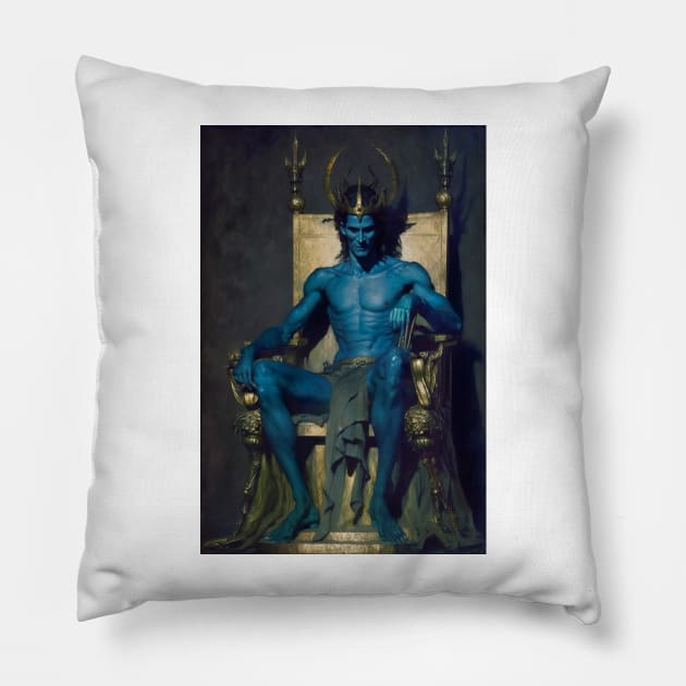 Hades, God of Death and the Underworld Pillow by YeCurisoityShoppe