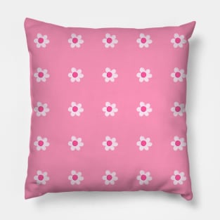 Flower pattern design in pink color Pillow