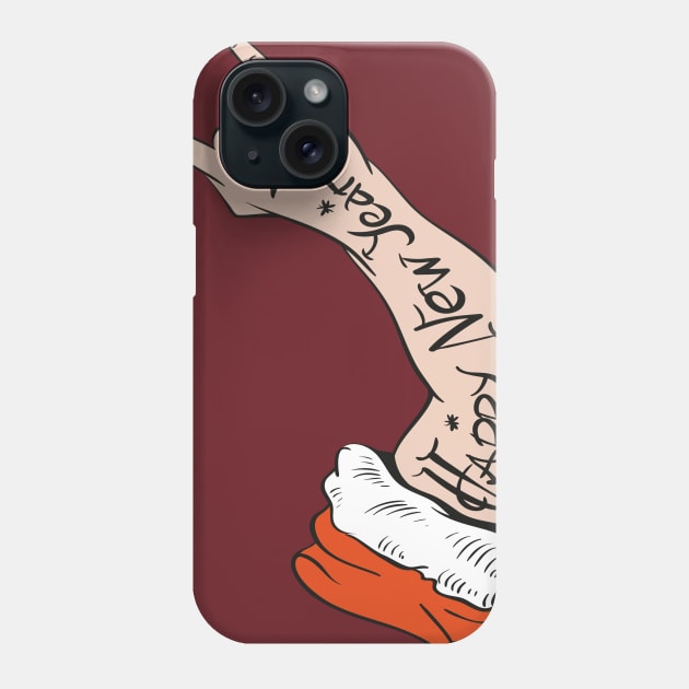 Happy new Year Rock Two thousand and eighteen Tattoo Phone Case by GeekCastle