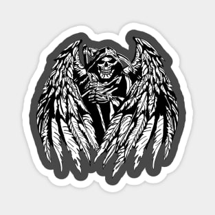 Grim Reaper Tattoo Magnet