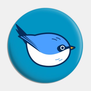 Bird blue Pin