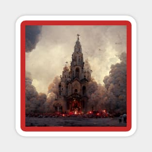 Cielo de iglesia Magnet